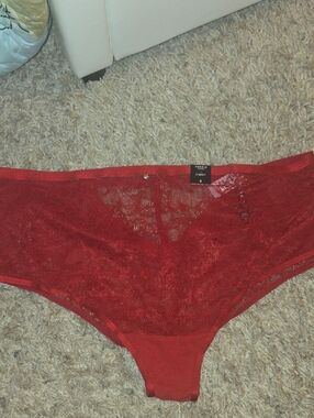 torrid Red Lace Bling Rhinestone